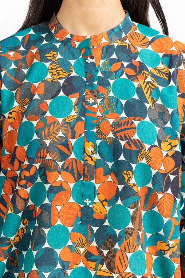 Digital Printed Khaddar Shirt