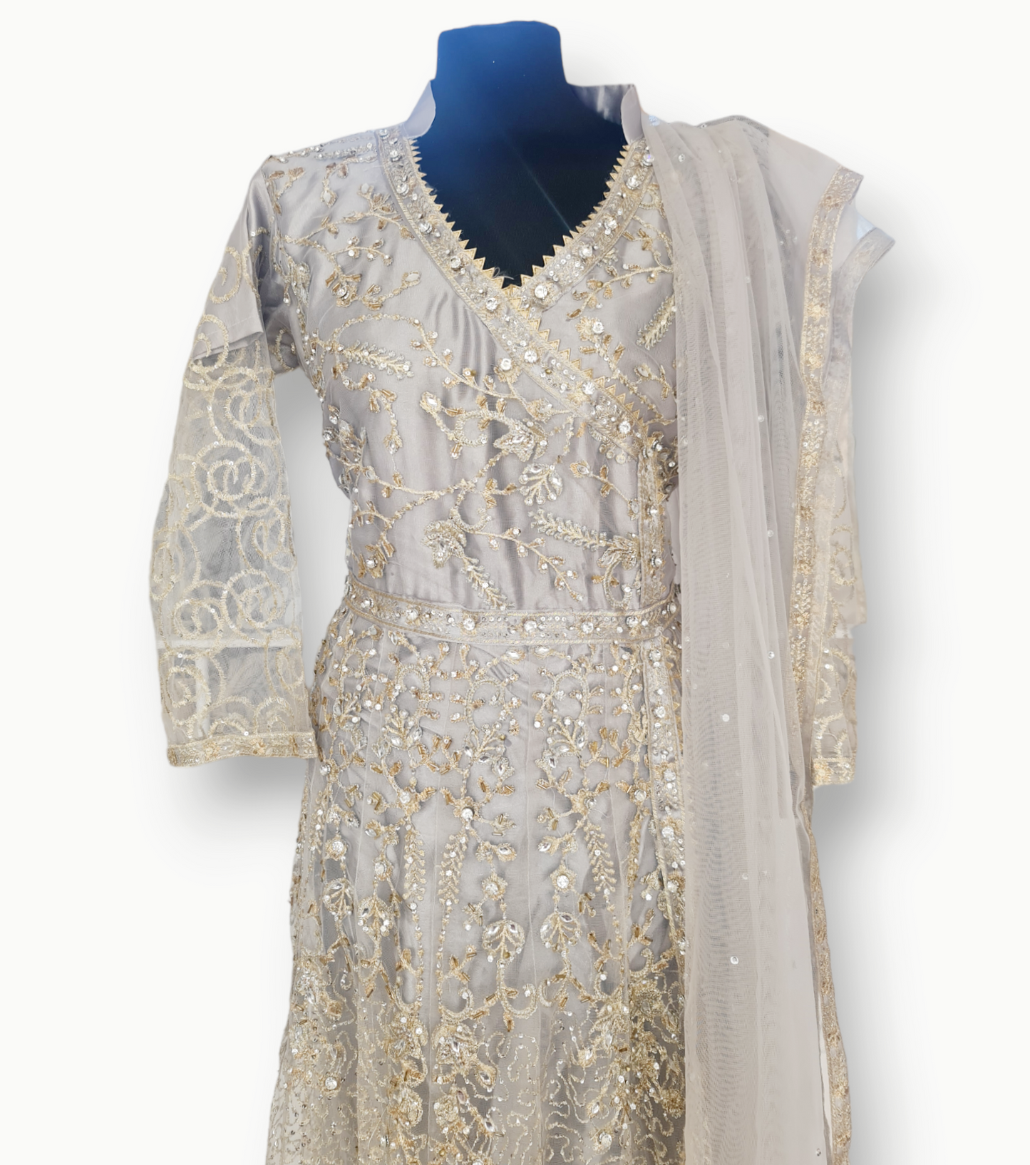Size Large Heavy Embroidered Dress