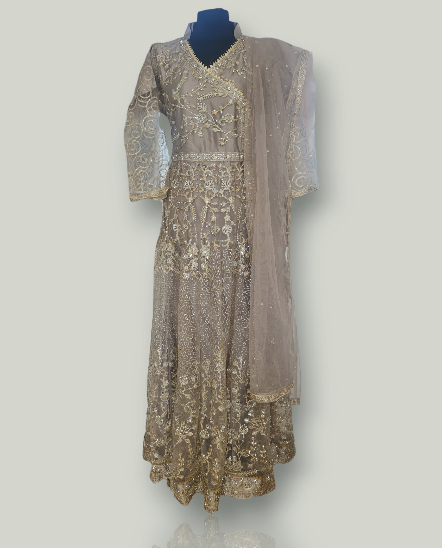 Size Large Heavy Embroidered Dress