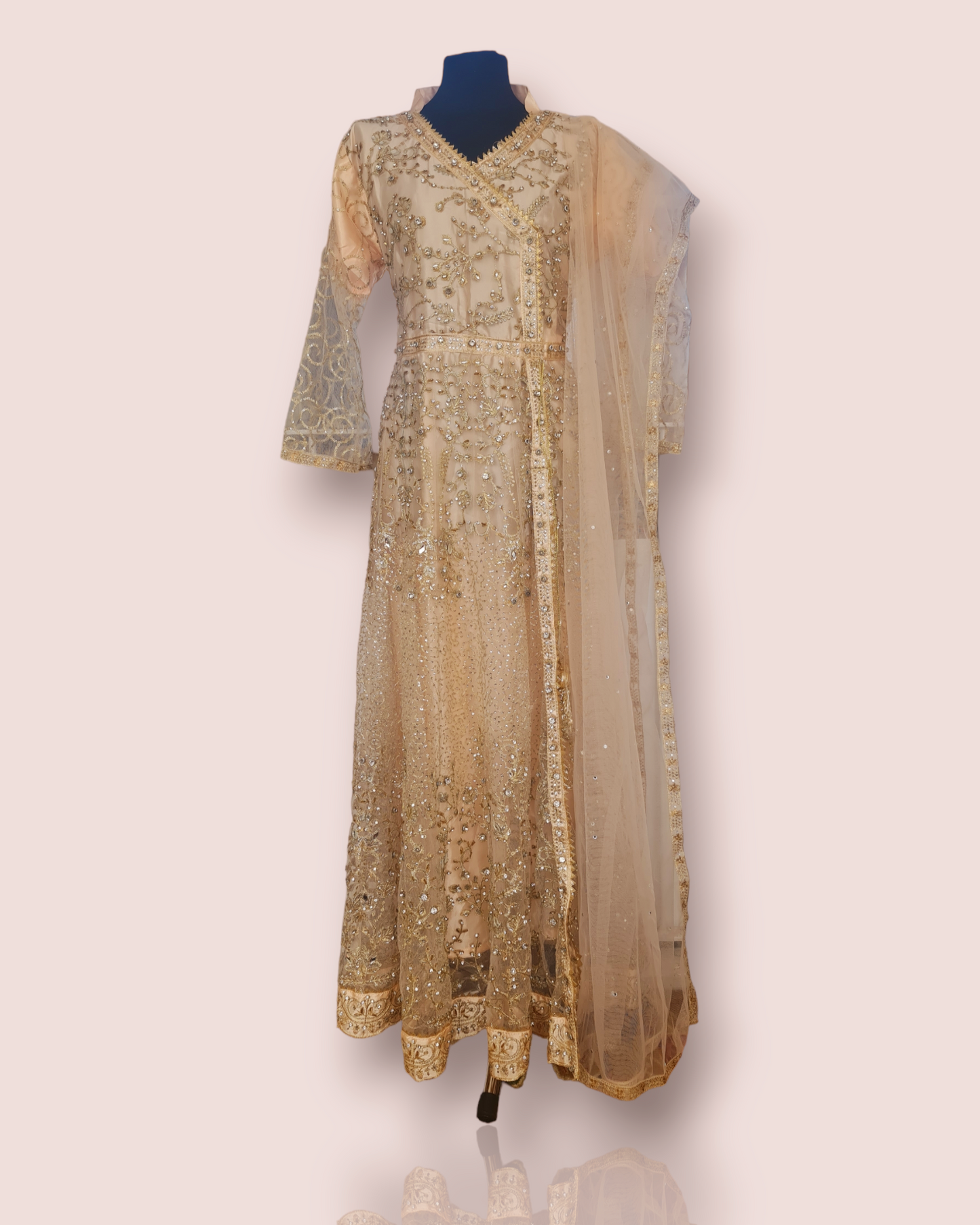 Size Large Heavy Embroidered Dress