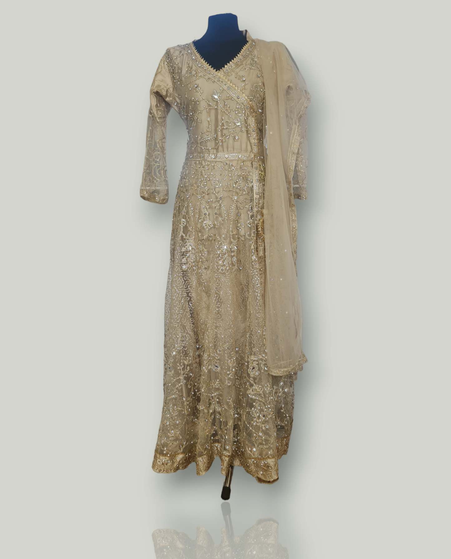 Size Large Heavy Embroidered Dress