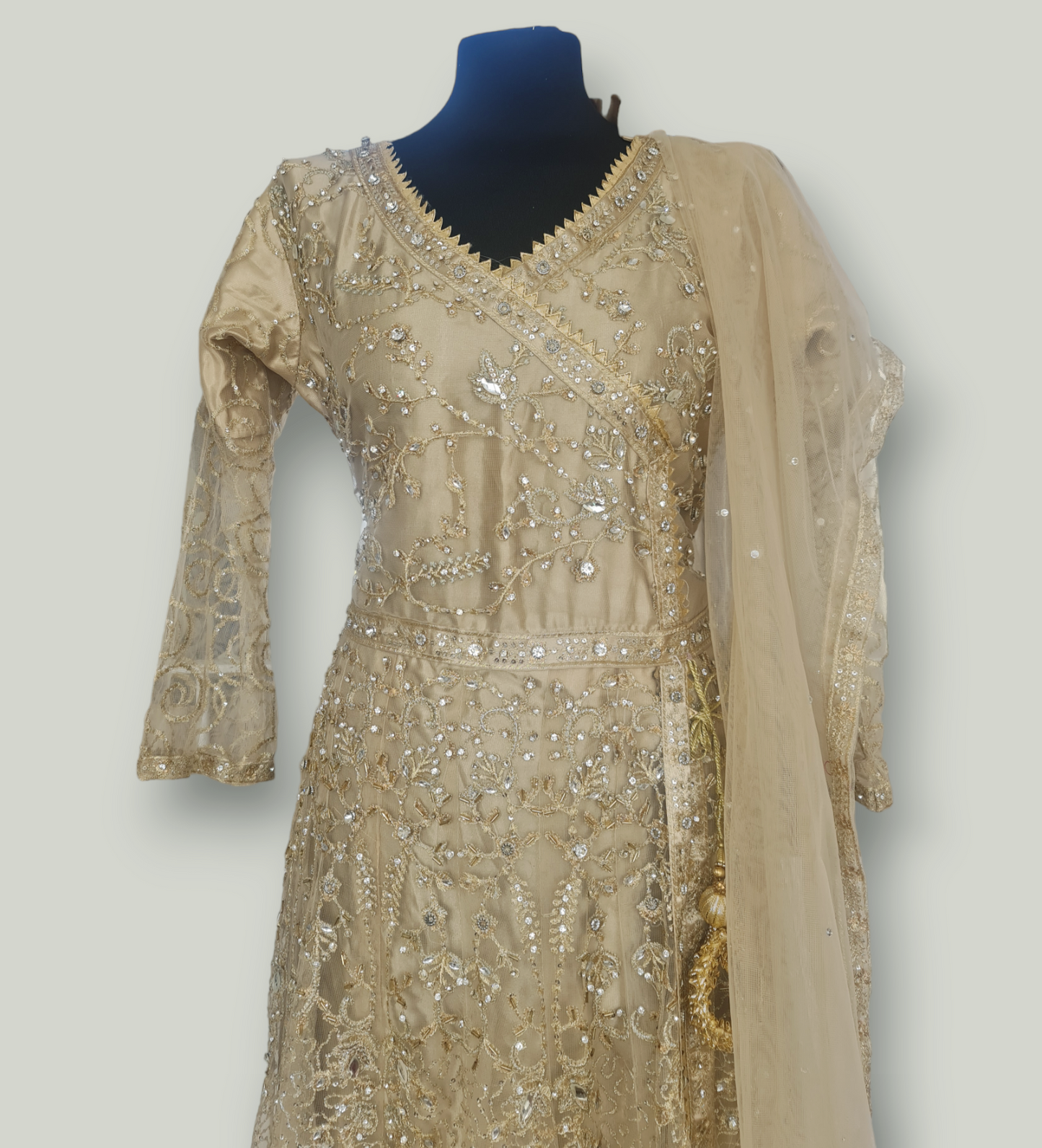 Size Large Heavy Embroidered Dress