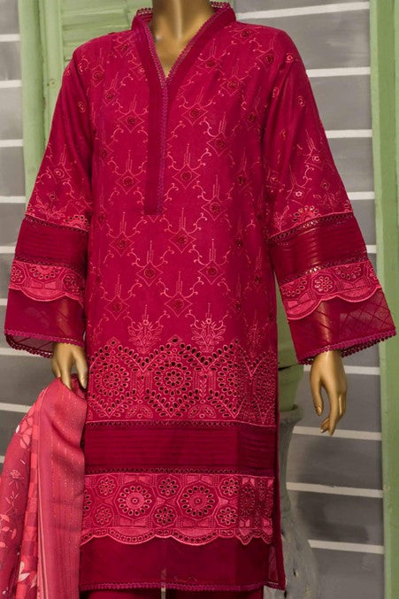 Pink Dhanak Readymade Suit