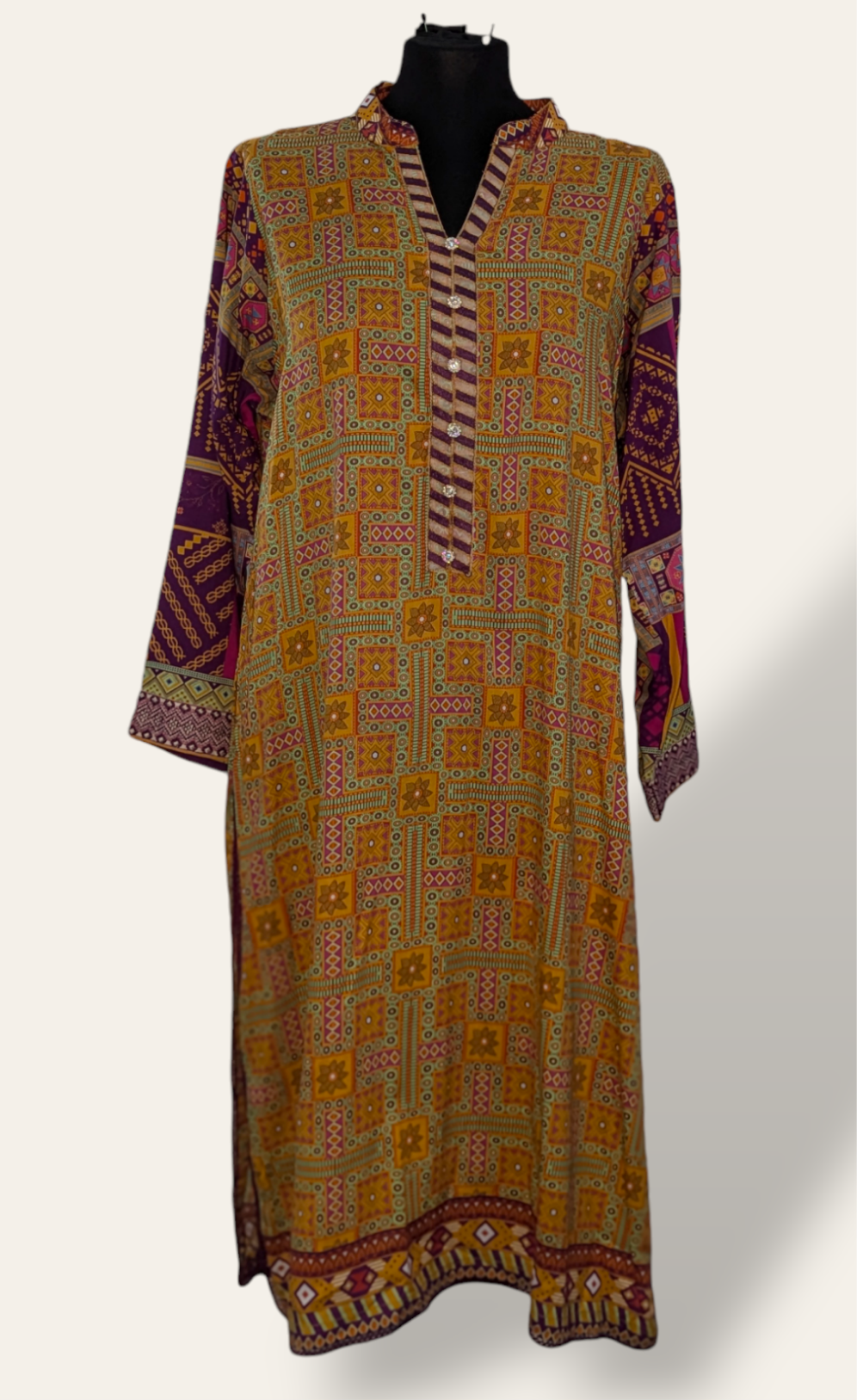 Multi coloured Printed kurti