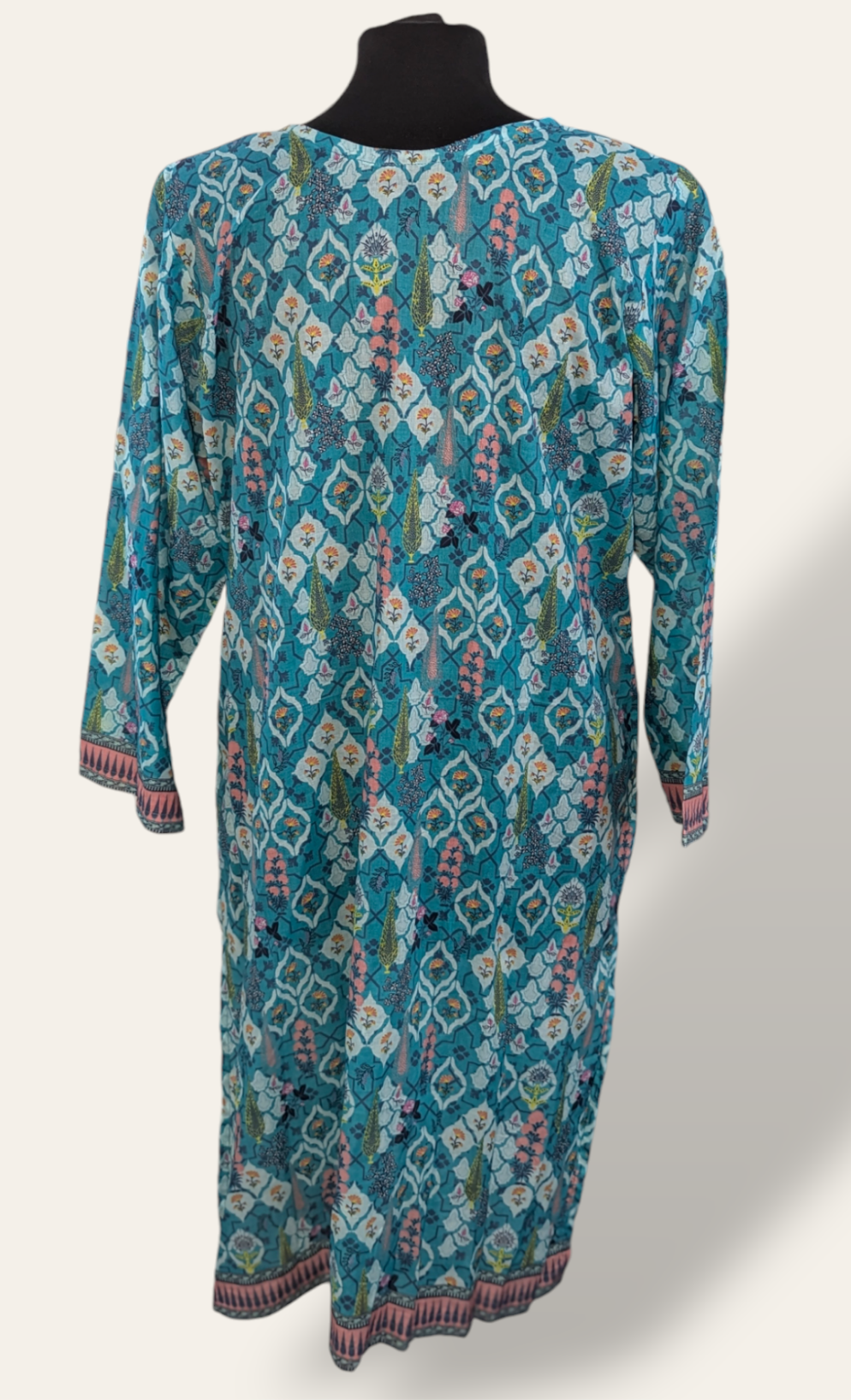 Blue Printed large/medium kurti