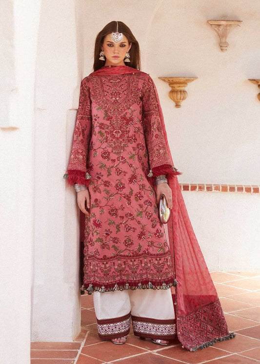 3 Piece Embroidered Unstitched Suit