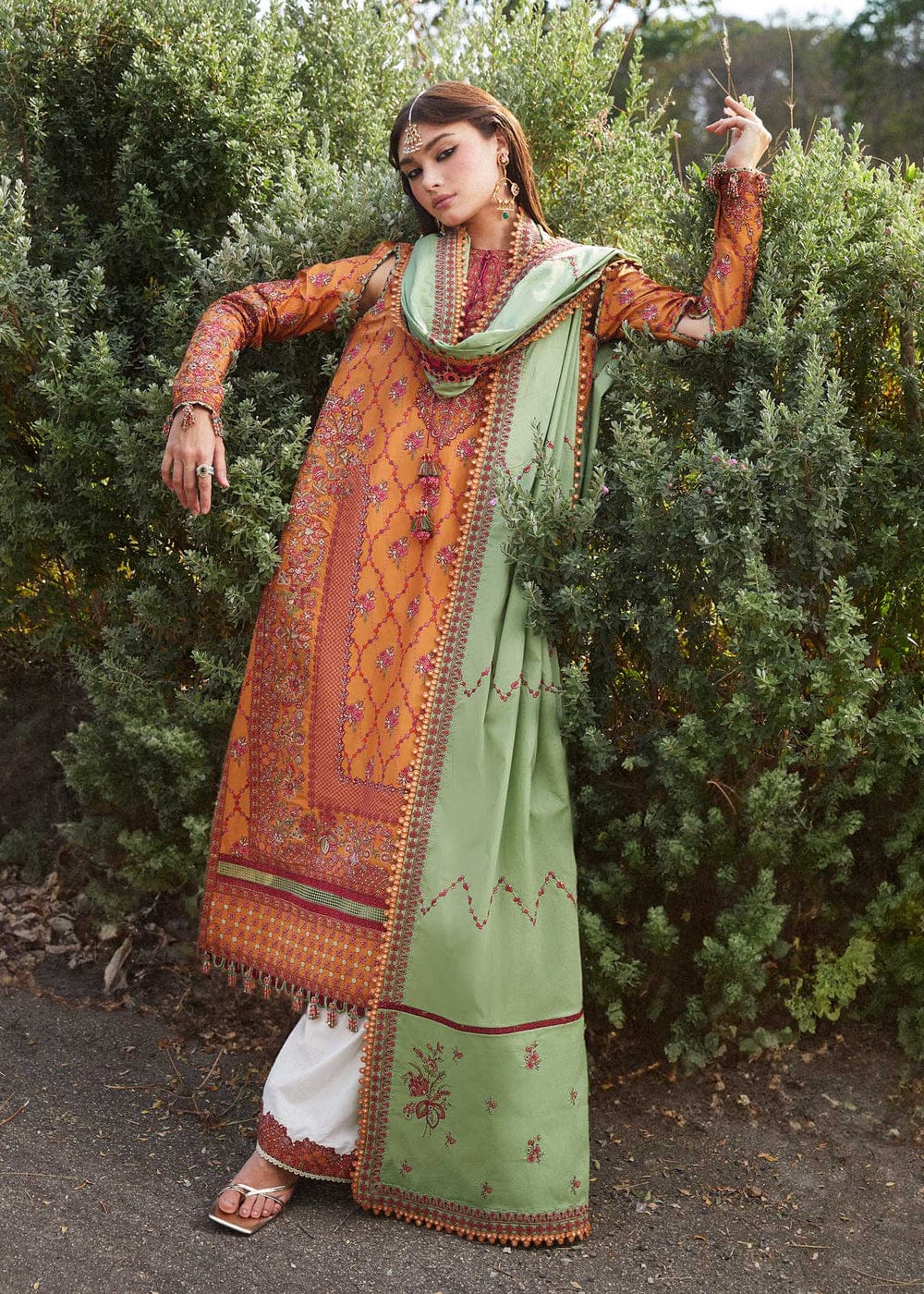 3 Piece Lawn semi-stitched Suit