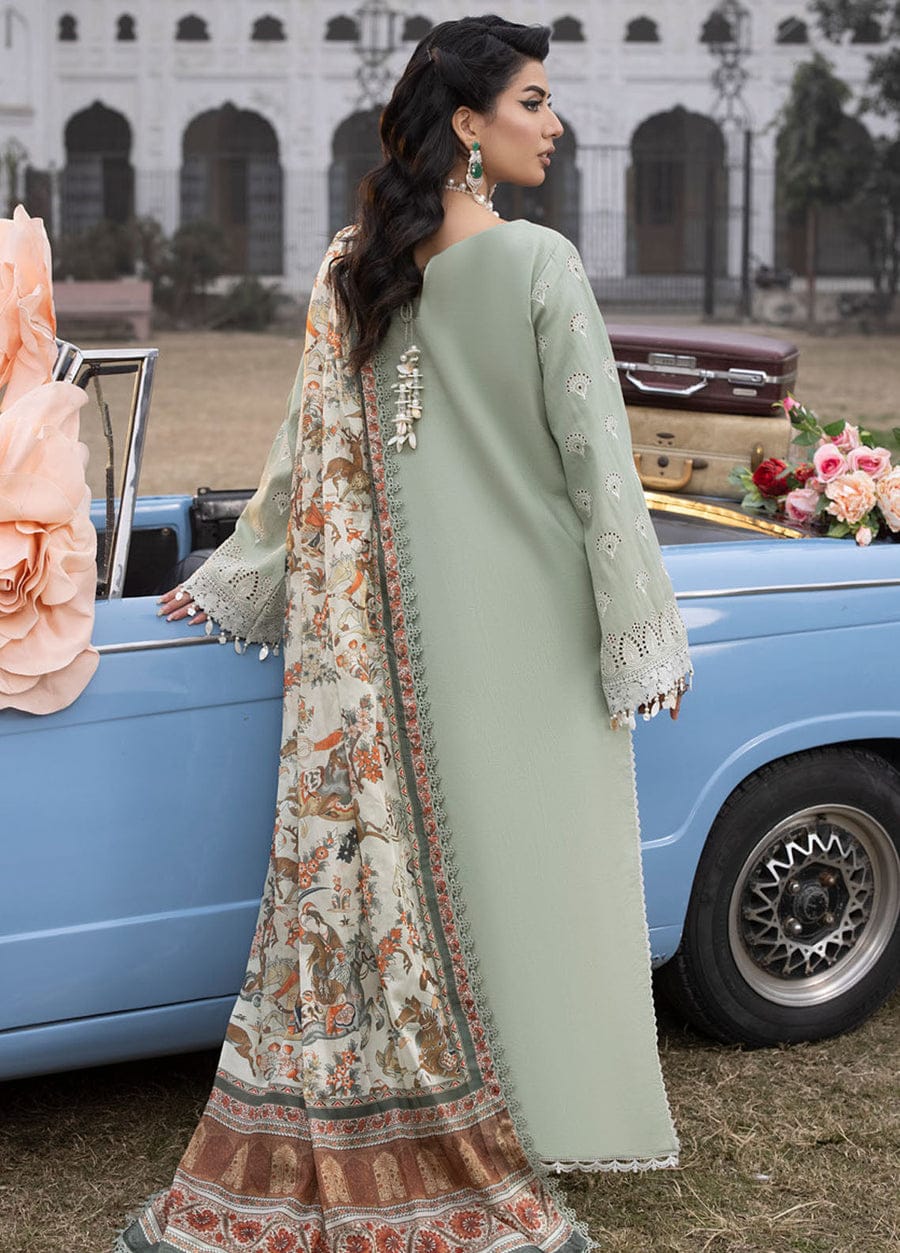 Embroidered Schiffli 3 Piece Suit