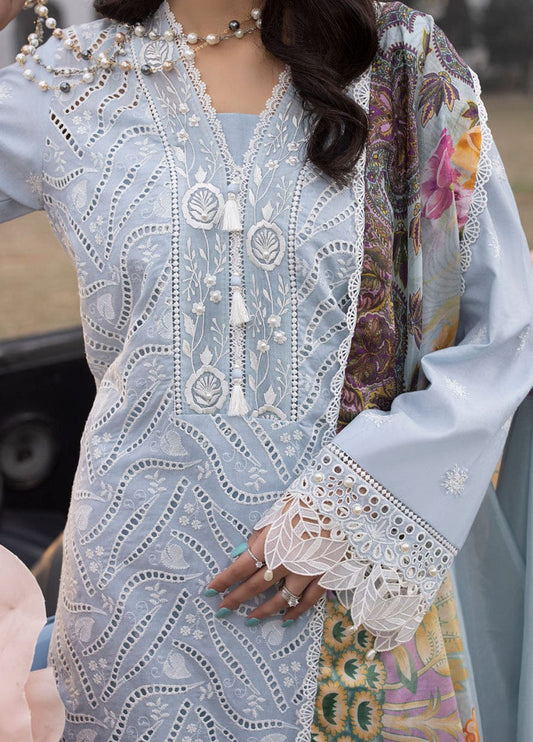 Embroidered Schiffli 3 Piece Suit