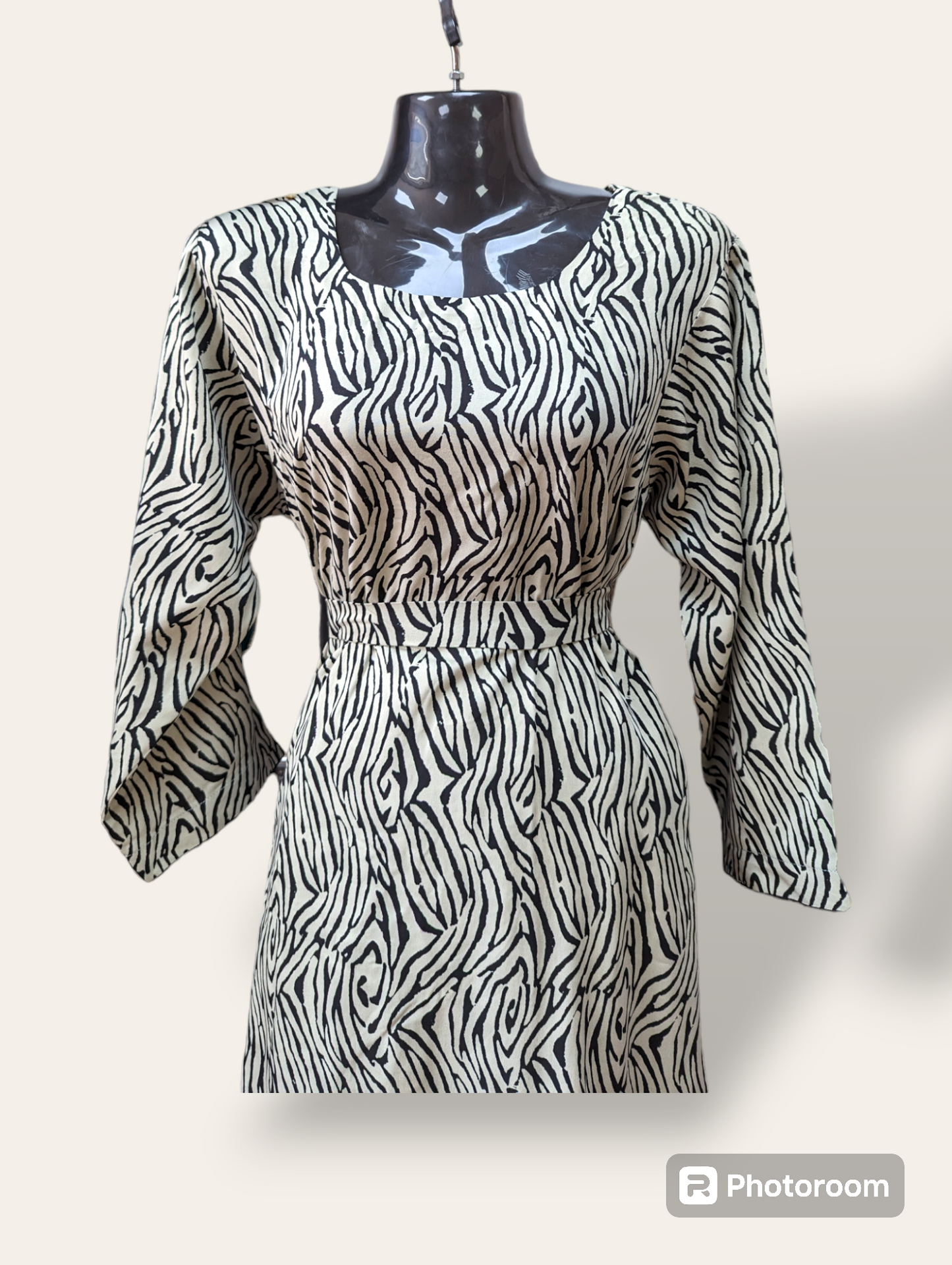 Zebra printed outfit set